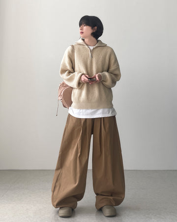 Ali Two Tuck Balloon Pants